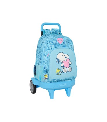 Mochila safta grande con ruedas compact evolution extraible snoopy love 450x330x220 mm