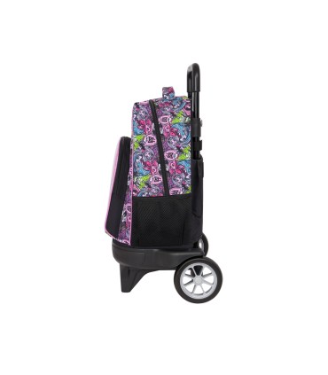 Mochila safta grande con ruedas compact evolution extraible monster high 450x330x220 mm