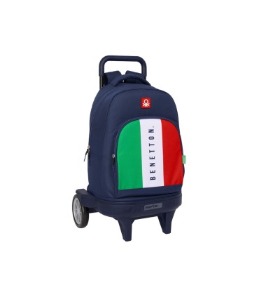 Mochila safta grande con ruedas compact evolution extraible benetton flag 450x330x220 mm