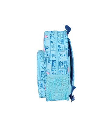 Mochila safta infantil adaptable a carro snoopy love 340x260x110 mm