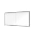 Vitrina de anuncios nobo premium plus magnetica con puerta corredera 27 x din a4 997x2072x54 mm