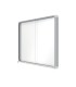Vitrina de anuncios nobo premium plus magnetica con puerta corredera 27 x din a4 997x2072x54 mm