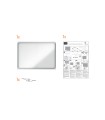 Vitrina de anuncios nobo premium plus magnetica con puerta corredera 27 x din a4 997x2072x54 mm
