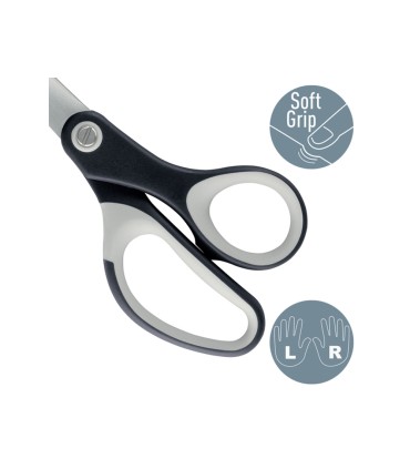 Tijeras leitz premium titanium 205 mm color negro