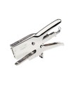 Grapadora rapid de tenaza hd31 cromada capacidad 70 hojas usa grapas 73/6-8-10-12
