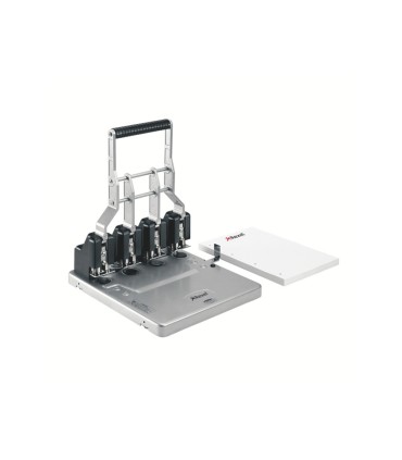 Taladrador rexel hd 4150 gran capacidad 4 taladros color plata negro capacidad 150 hojas