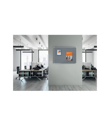 Tablero de anuncios nobo premium plus corcho 2400x1200mm