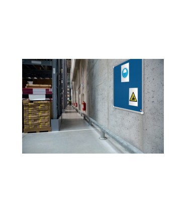 Tablero de anuncios nobo premium plus corcho 2400x1200mm