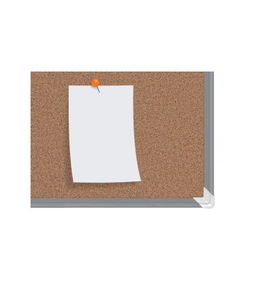 Tablero de anuncios nobo premium plus corcho 2400x1200mm
