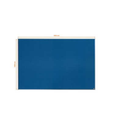Tablero de anuncios nobo essence de fieltro azul 1800x1200 mm