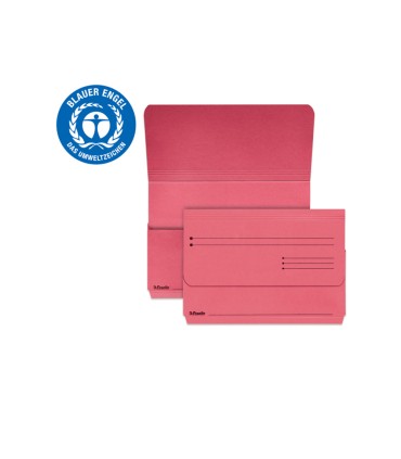 Subcarpeta cartulina esselte pocket folio color rosa 275 gr
