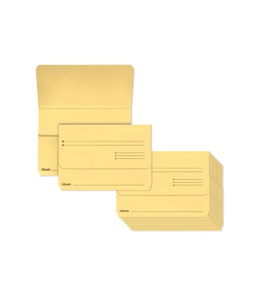 Subcarpeta cartulina esselte pocket folio color amarillo 275 gr