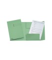 Subcarpeta cartulina esselte 3 solapas din a4 color verde 275 gr