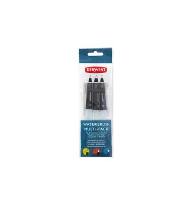 Pincel de agua derwent set de 3 unidades
