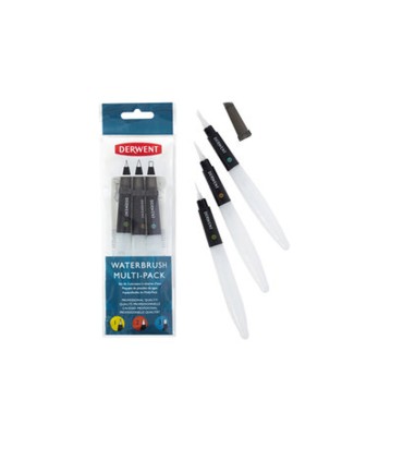 Pincel de agua derwent set de 3 unidades