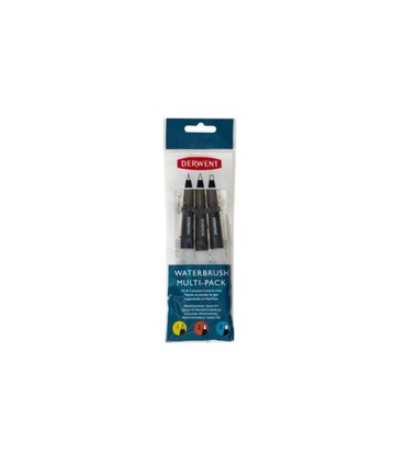Pincel de agua derwent set de 3 unidades
