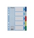 Separador esselte plastico juego de 5 separadores din a5 multitaladro