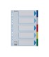 Separador esselte plastico juego de 5 separadores din a4 multitaladro