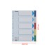 Separador esselte plastico juego de 5 separadores din a4 multitaladro