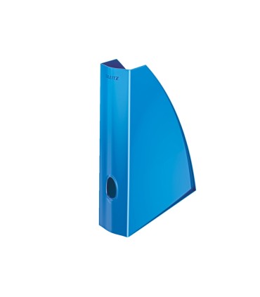 Revistero leitz wow plastico lomo 60 color azul 75x312x258 mm