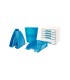 Revistero leitz wow plastico lomo 60 color azul 75x312x258 mm