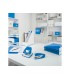 Revistero leitz wow plastico lomo 60 color azul 75x312x258 mm