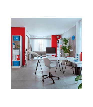 Revistero leitz wow plastico lomo 60 color azul 75x312x258 mm