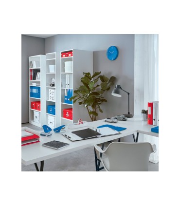 Revistero leitz wow plastico lomo 60 color azul 75x312x258 mm
