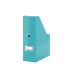 Revistero leitz click store carton forrado color turquesa 103x170x235 mm