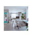 Revistero leitz click & store carton forrado color turquesa 103x170x235 mm