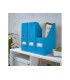 Revistero leitz click store carton forrado color azul 103x170x235 mm