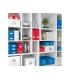 Revistero leitz click store carton forrado color azul 103x170x235 mm