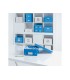 Revistero leitz click store carton forrado color azul 103x170x235 mm