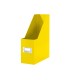 Revistero leitz click store carton forrado color amarillo 103x170x235 mm