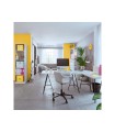 Revistero leitz click & store carton forrado color amarillo 103x170x235 mm