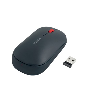 Raton leitz cosy inalambrico dual 4000 dpi usb a nano 24 ghz color gris