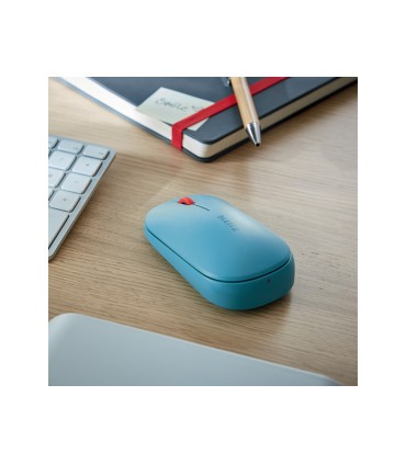 Raton leitz cosy inalambrico dual 4000 dpi usb a nano 24 ghz color azul
