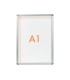 Vitrina de anuncios nobo con marco de aluminio a presion premium plus para exterior din a1 650x900x17 mm