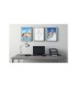 Vitrina de anuncios nobo con marco de aluminio a presion premium plus para exterior din a0 976x40x1390 mm