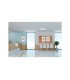 Vitrina de anuncios nobo con marco de aluminio a presion premium plus para exterior din a0 976x40x1390 mm