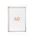 Vitrina de anuncios nobo con marco de aluminio a presion premium plus para exterior din a0 976x40x1390 mm
