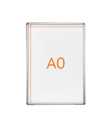 Vitrina de anuncios nobo con marco de aluminio a presion premium plus para exterior din a0 976x40x1390 mm