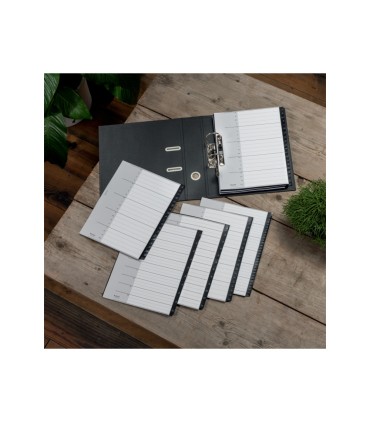 Separador numerico leitz recycle plastico 1 20 juego de 20 separadores din a4 color negro