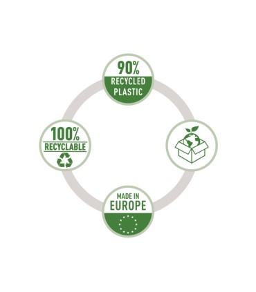 Separador numerico leitz recycle plastico 1 20 juego de 20 separadores din a4 color negro