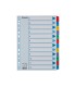 Separador numerico esselte cartulina mylar borra 1 12 juego de 12 separadores din a4 multitaladro multicolor