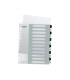 Separador numerico leitz wow plastico imprimible 1 12 juego de 12 separadores din a4 multitaladro blanco negro
