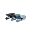 Grapadora rexel gazell metalica capacidad 25 hojas color plata/negro usa grapas n 16 y 56