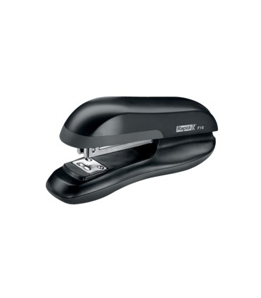 Grapadora rapid f16 plastico capacidad 20 hojas usa grapas 24 6 y 26 6 color negro