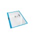 Carpeta esselte clipfiles pinza lateral pvc din a4 clip metal lomo 6 mm color azul