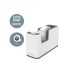 Portarrollo sobremesa leitz wow dual plastico para cintas 33 mt color blanco violeta